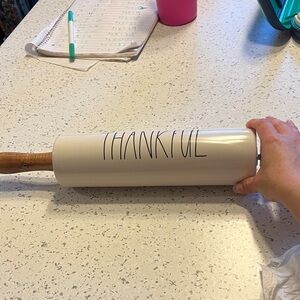 Rae Dunn Artisan Collection Rolling Pin - Cream